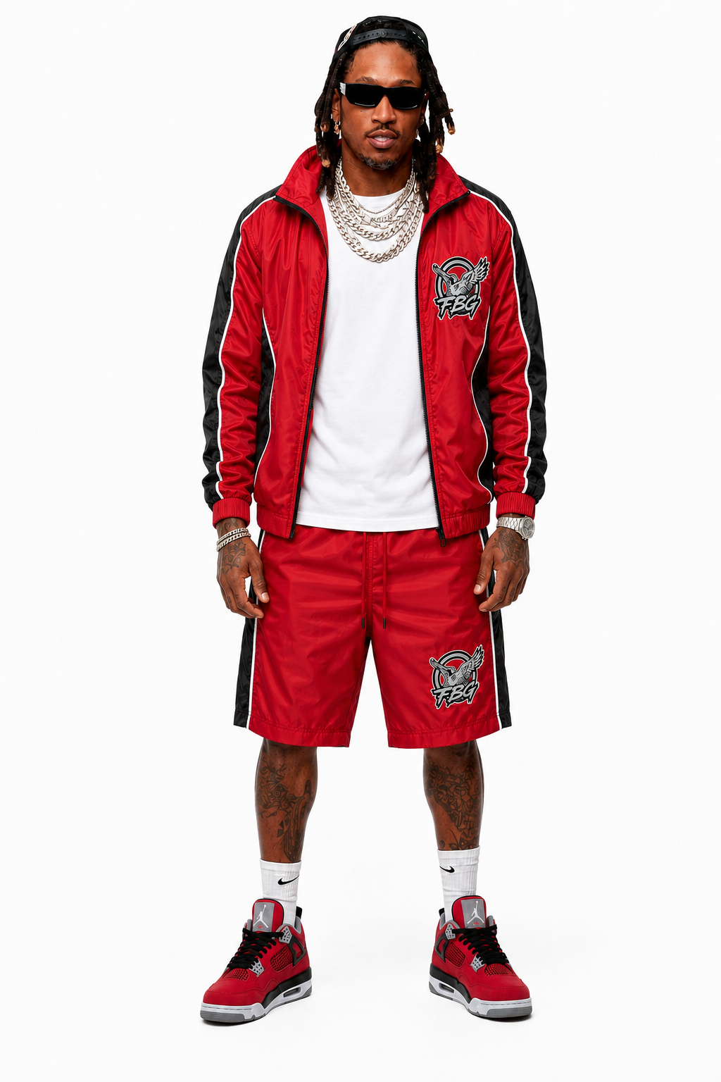 “RED” FBG WINDBREAKER SET