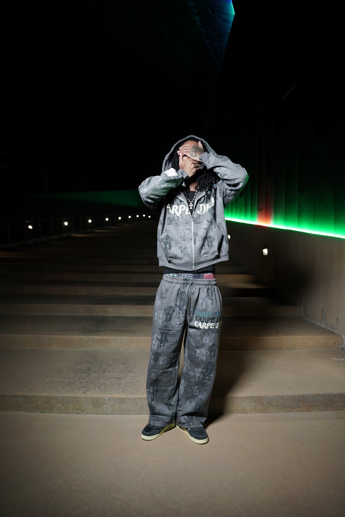 GREY FBG “CARPE DIEM” SWEATSUIT