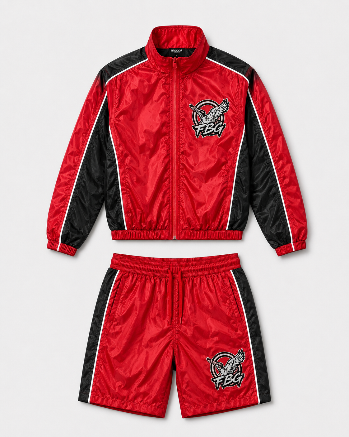 “RED” FBG WINDBREAKER SET